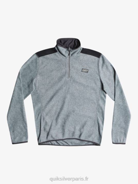 Hommes Quiksilver pull molletonné aker D6PT1879 gris chiné