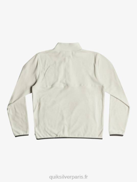 Hommes Quiksilver pull polaire no destination snap D6PT1039 gris violet
