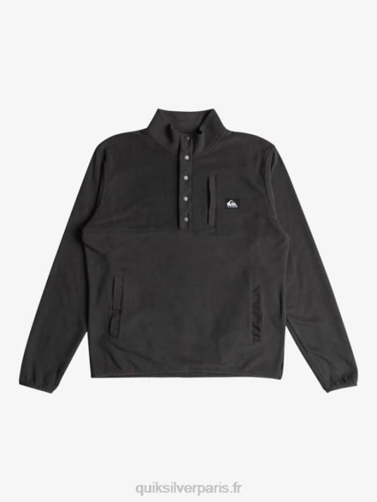 Hommes Quiksilver pull polaire no destination snap D6PT1040 fantôme