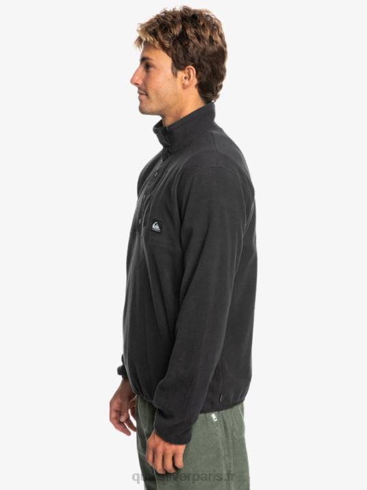Hommes Quiksilver pull polaire no destination snap D6PT1040 fantôme