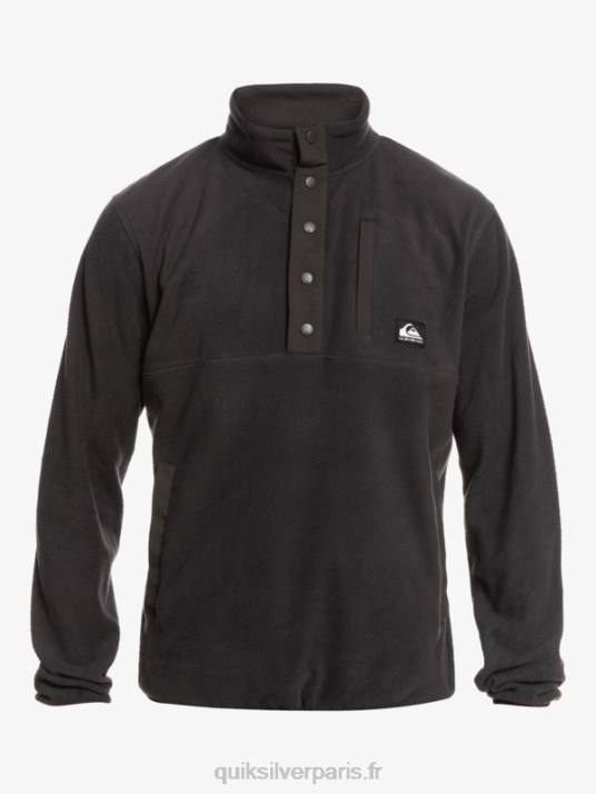 Hommes Quiksilver pull polaire no destination snap D6PT1040 fantôme