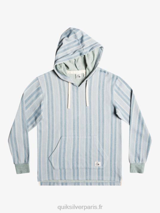 Hommes Quiksilver sweat à capuche baja D6PT1545 bleu provençal baja vert