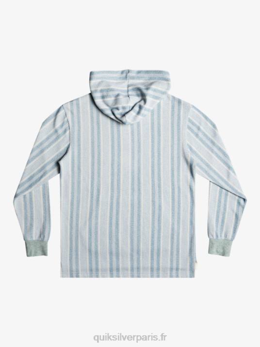 Hommes Quiksilver sweat à capuche baja D6PT1545 bleu provençal baja vert