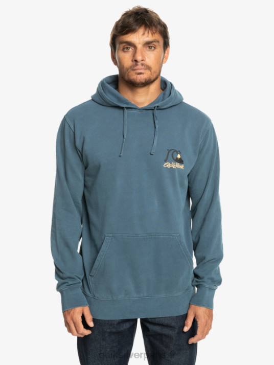 Hommes Quiksilver sweat à capuche néon D6PT1355 mer de Béring