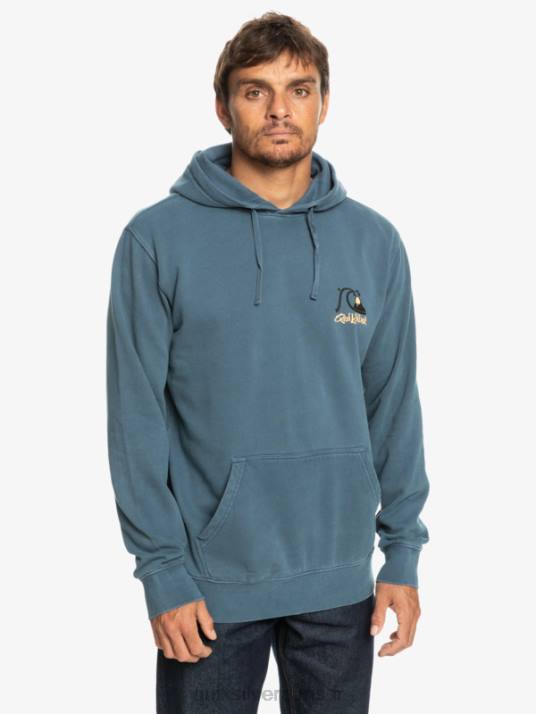 Hommes Quiksilver sweat à capuche néon D6PT1355 mer de Béring