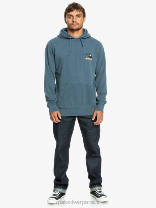 Hommes Quiksilver sweat à capuche néon D6PT1355 mer de Béring