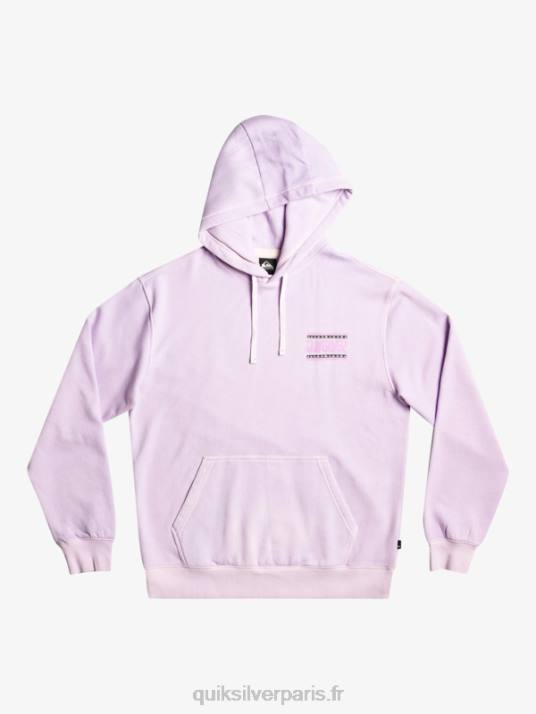 Hommes Quiksilver sweat à capuche néon D6PT1356 lilas pastel