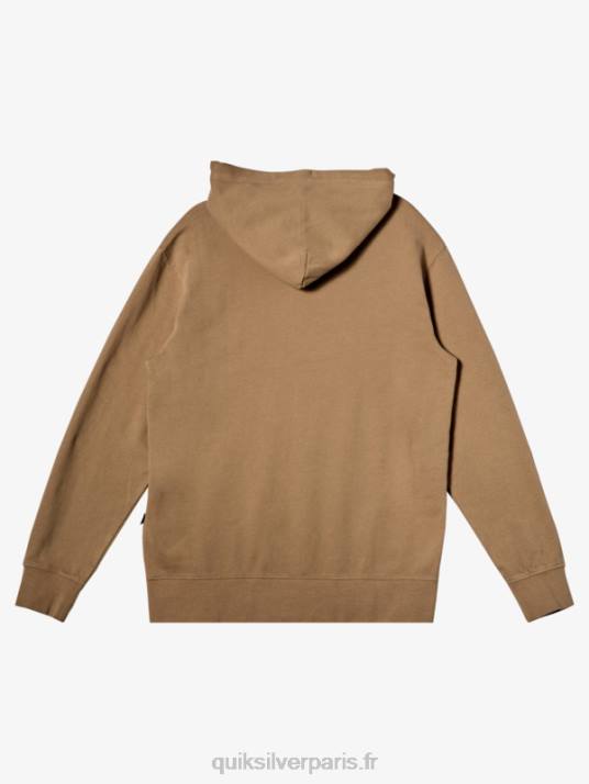 Hommes Quiksilver sweat à capuche sweet as slab D6PT1219 plaza taupe