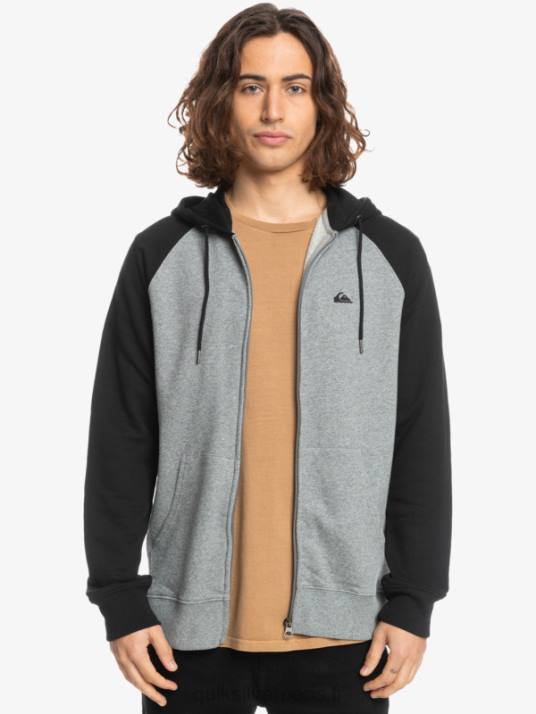 Hommes Quiksilver sweat à capuche zippé Essentials D6PT1513 blazer marine/lgh