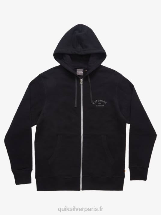 Hommes Quiksilver sweat à capuche zippé waterman after surf D6PT1420 noir