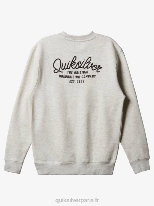 Hommes Quiksilver sweat à col ras du cou new estate D6PT1803 bruyère d\'avoine