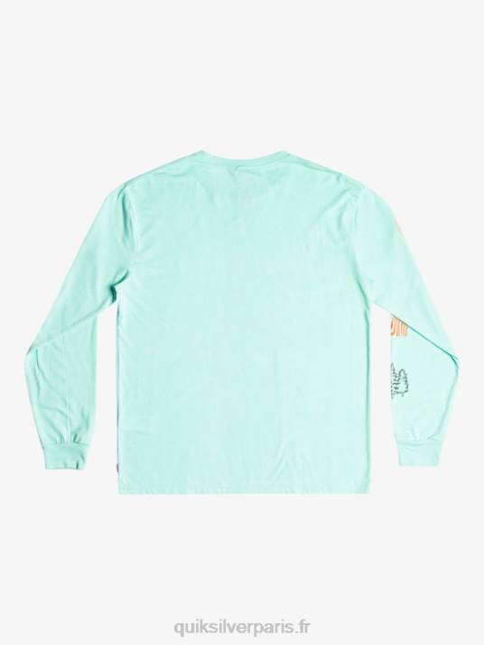 Hommes Quiksilver fragment de nature t-shirt à manches longues D6PT1037 verre de plage