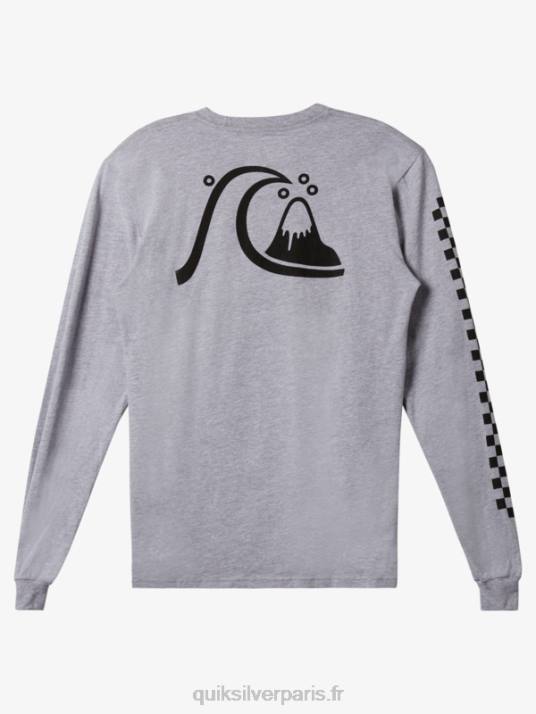 Hommes Quiksilver le t-shirt ls original D6PT1000 bruyère athlétique