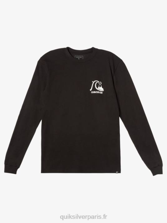 Hommes Quiksilver le t-shirt ls original D6PT999 noir