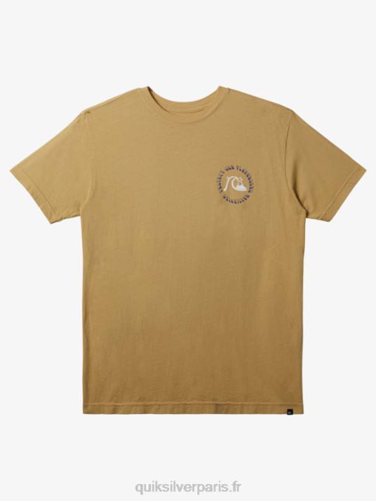 Hommes Quiksilver protégez notre aire de jeux t-shirt D6PT294 taos taupe