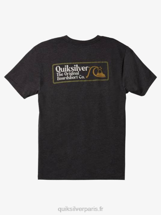 Hommes Quiksilver t-shirt carré biz mod D6PT1189 bruyère anthracite