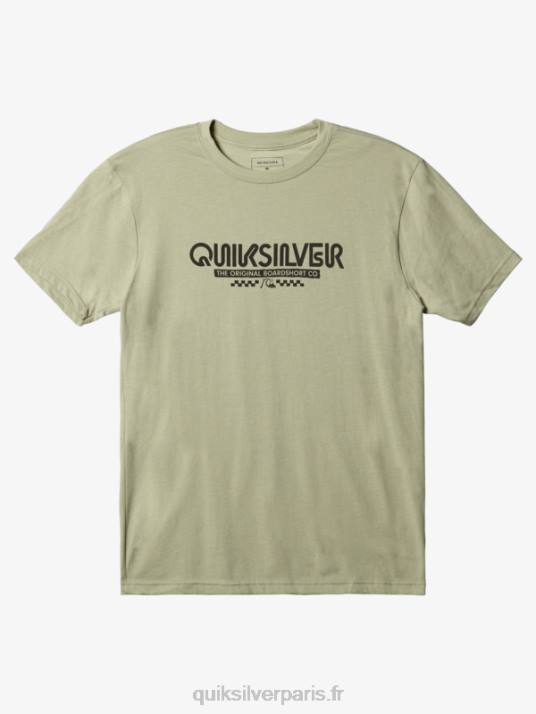 Hommes Quiksilver t-shirt à carreaux omni D6PT1102 bruyère sauge du désert