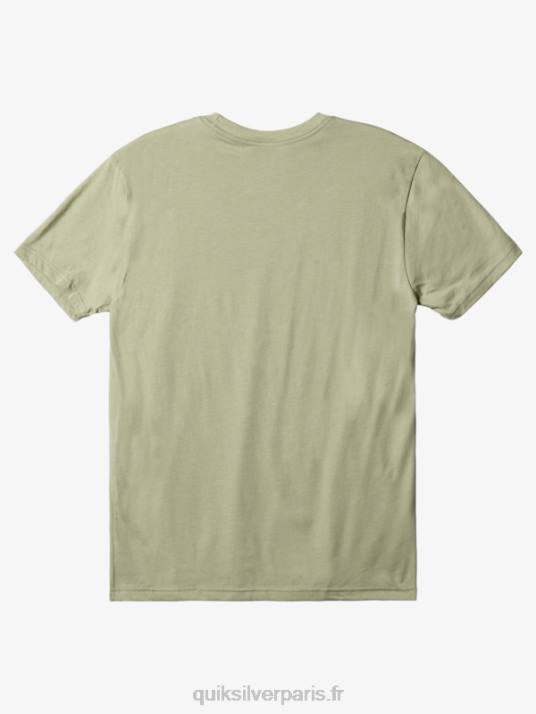 Hommes Quiksilver t-shirt à carreaux omni D6PT1102 bruyère sauge du désert