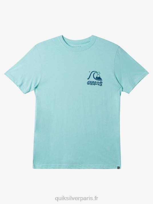 Hommes Quiksilver t-shirt échappatoire D6PT121 ange bleu