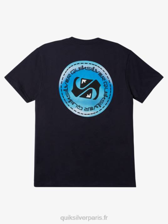 Hommes Quiksilver t-shirt color flow D6PT1202 blazer bleu marine