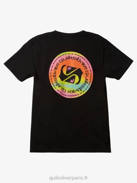 Hommes Quiksilver t-shirt color flow D6PT1204 noir