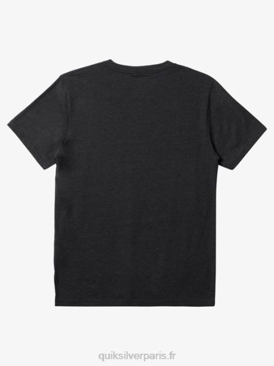 Hommes Quiksilver t-shirt core lockup D6PT159 bruyère anthracite