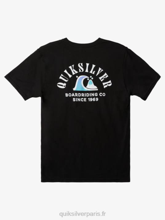 Hommes Quiksilver t-shirt coude de la rivière D6PT1517 noir