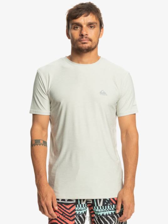 Hommes Quiksilver t-shirt de coureur de côte D6PT1329 gris violet chiné