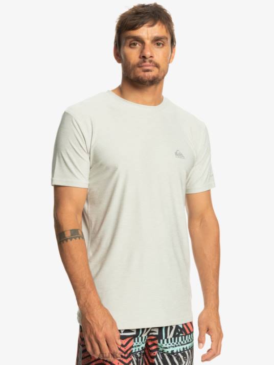 Hommes Quiksilver t-shirt de coureur de côte D6PT1329 gris violet chiné