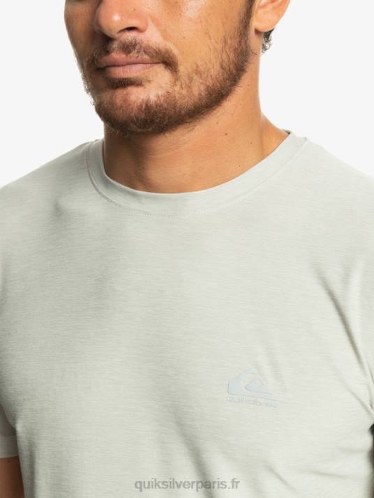 Hommes Quiksilver t-shirt de coureur de côte D6PT1329 gris violet chiné