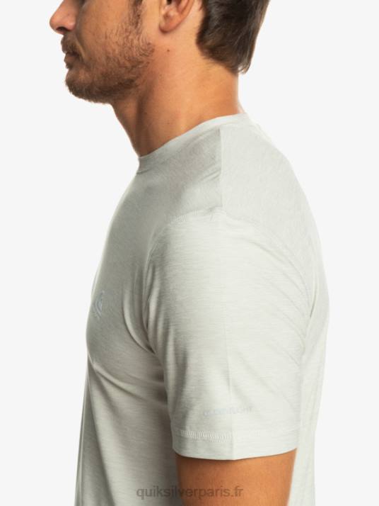 Hommes Quiksilver t-shirt de coureur de côte D6PT1329 gris violet chiné