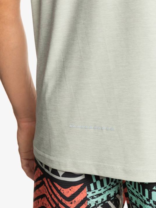 Hommes Quiksilver t-shirt de coureur de côte D6PT1329 gris violet chiné