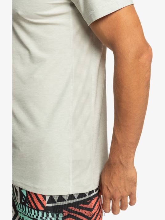 Hommes Quiksilver t-shirt de coureur de côte D6PT1329 gris violet chiné