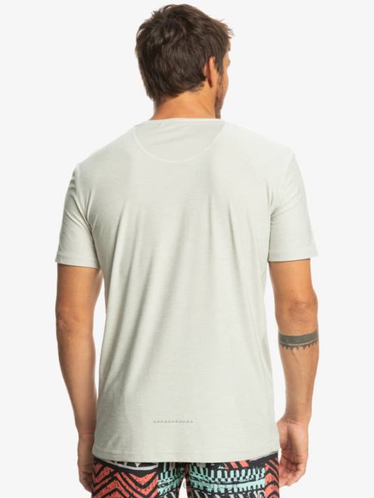 Hommes Quiksilver t-shirt de coureur de côte D6PT1329 gris violet chiné