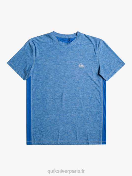 Hommes Quiksilver t-shirt de coureur de côte D6PT1331 tuba bleu