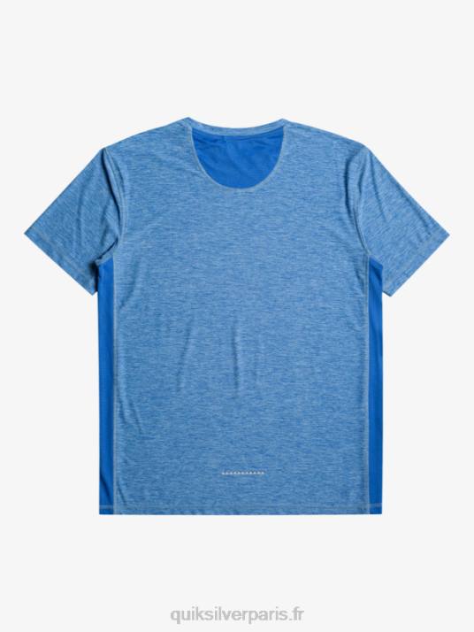 Hommes Quiksilver t-shirt de coureur de côte D6PT1331 tuba bleu