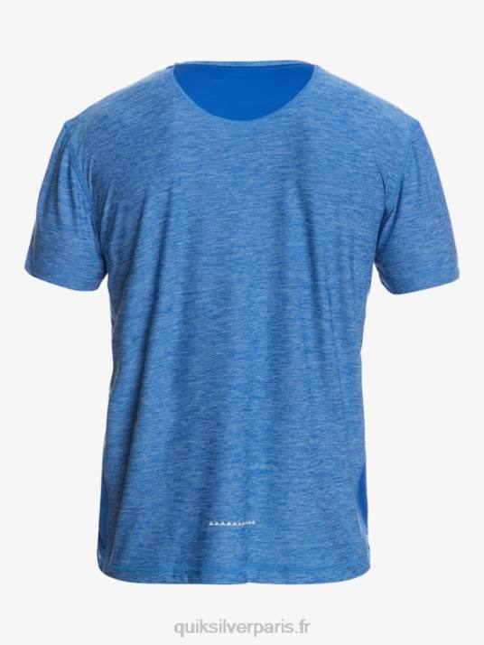 Hommes Quiksilver t-shirt de coureur de côte D6PT1331 tuba bleu