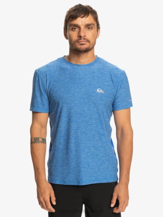Hommes Quiksilver t-shirt de coureur de côte D6PT1331 tuba bleu