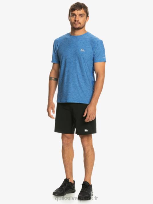 Hommes Quiksilver t-shirt de coureur de côte D6PT1331 tuba bleu