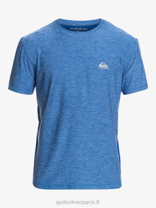 Hommes Quiksilver t-shirt de coureur de côte D6PT1331 tuba bleu