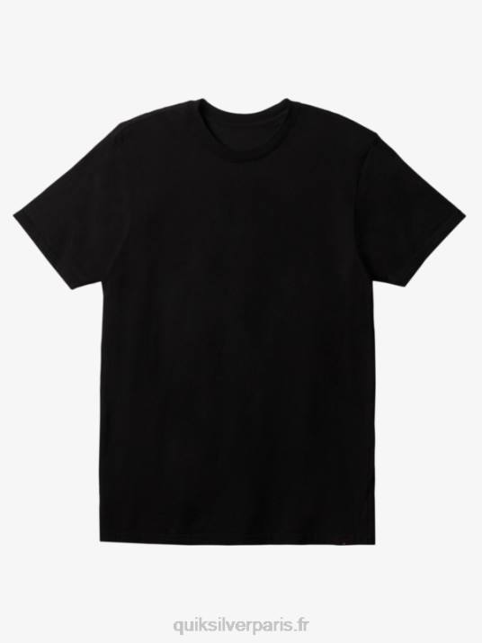 Hommes Quiksilver t-shirt de tous les jours D6PT902 noir
