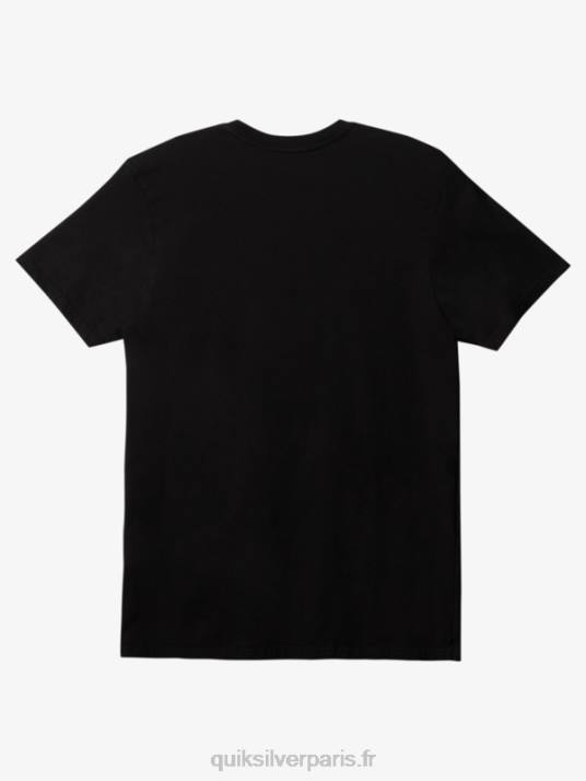 Hommes Quiksilver t-shirt de tous les jours D6PT902 noir