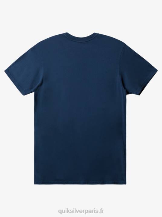Hommes Quiksilver t-shirt de tous les jours D6PT903 La marine de minuit