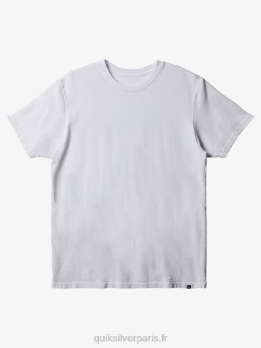 Hommes Quiksilver t-shirt de tous les jours D6PT904 blanc