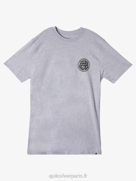 Hommes Quiksilver t-shirt de type plus audacieux D6PT48 bruyère athlétique
