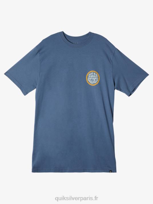 Hommes Quiksilver t-shirt de type plus audacieux D6PT49 mer de Béring