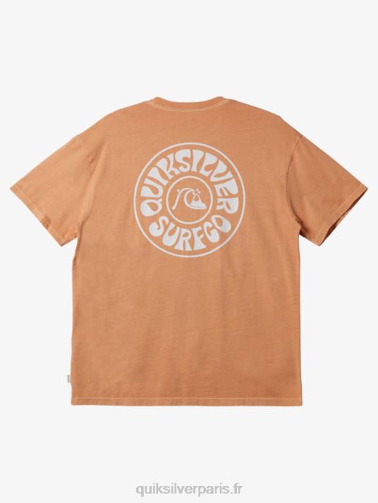 Hommes Quiksilver t-shirt des jours étrangers D6PT753 bronzer au cuivre