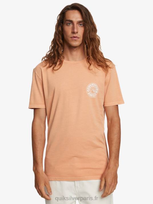 Hommes Quiksilver t-shirt des jours étrangers D6PT753 bronzer au cuivre