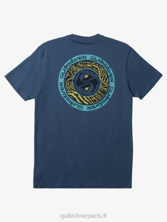 Hommes Quiksilver t-shirt fin des cercles D6PT307 mer de Béring
