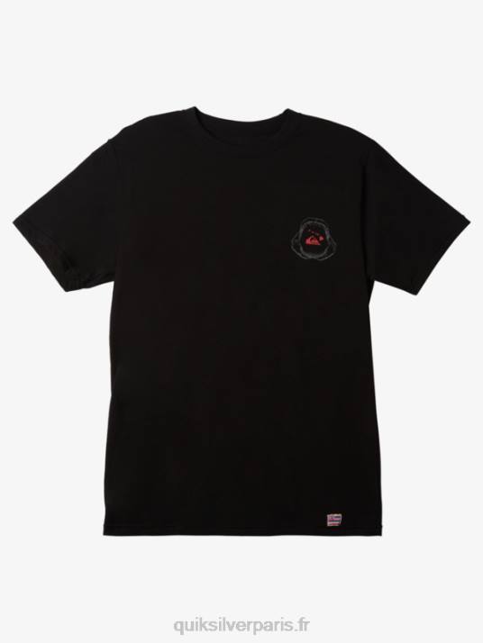 Hommes Quiksilver t-shirt hawaii big bite D6PT1421 noir